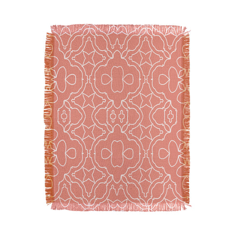 Sheila Wenzel-Ganny Pastellea Pink Pattern Throw Blanket