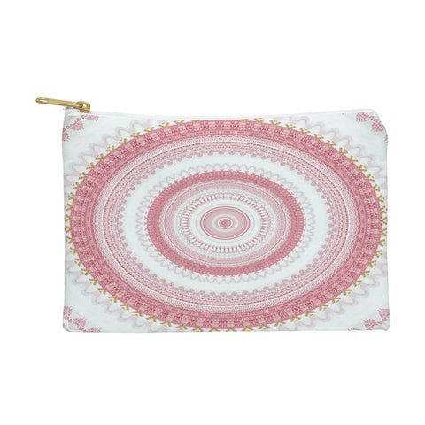 Sheila Wenzel-Ganny Pink Glitter Stone Mandala Pouch