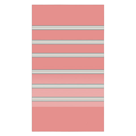 Sheila Wenzel-Ganny Pink Ombre Stripes Tablecloth