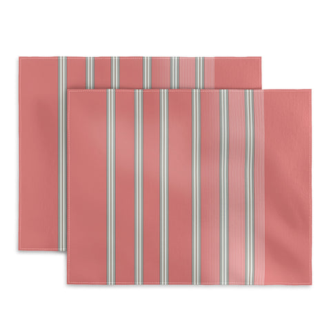 Sheila Wenzel-Ganny Pink Ombre Stripes Placemat