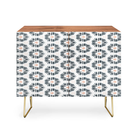 Sheila Wenzel-Ganny Playful Pastel Geometric Credenza