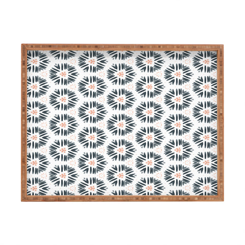 Sheila Wenzel-Ganny Playful Pastel Geometric Rectangular Tray
