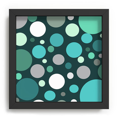Sheila Wenzel-Ganny Polka DOT Green Blues Recessed Framing Square