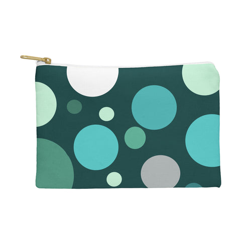 Sheila Wenzel-Ganny Polka DOT Green Blues Pouch