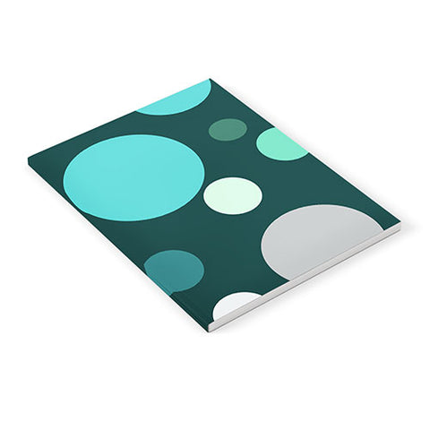 Sheila Wenzel-Ganny Polka DOT Green Blues Notebook