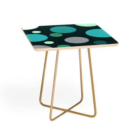 Sheila Wenzel-Ganny Polka DOT Green Blues Side Table