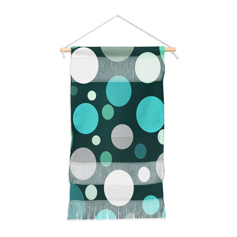 Sheila Wenzel-Ganny Polka DOT Green Blues Wall Hanging Portrait