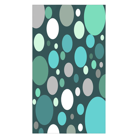 Sheila Wenzel-Ganny Polka DOT Green Blues Tablecloth