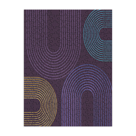 Sheila Wenzel-Ganny Purple Chalk Abstract Puzzle