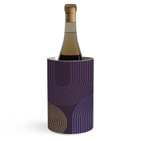 Sheila Wenzel-Ganny Purple Chalk Abstract Wine Chiller