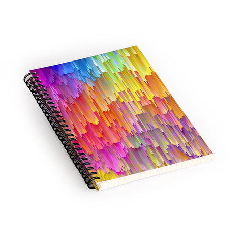 Sheila Wenzel-Ganny Rainbow Cascade Spiral Notebook