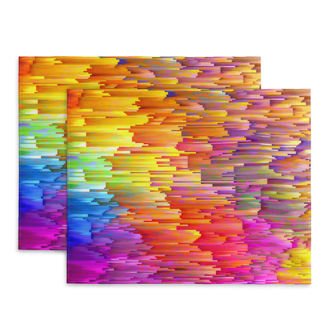 Sheila Wenzel-Ganny Rainbow Cascade Placemat
