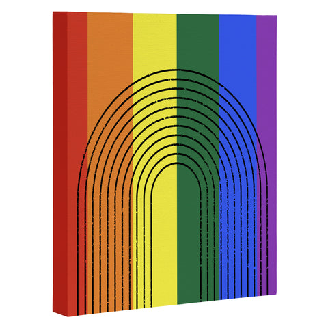 Sheila Wenzel-Ganny Rainbow Love Art Canvas