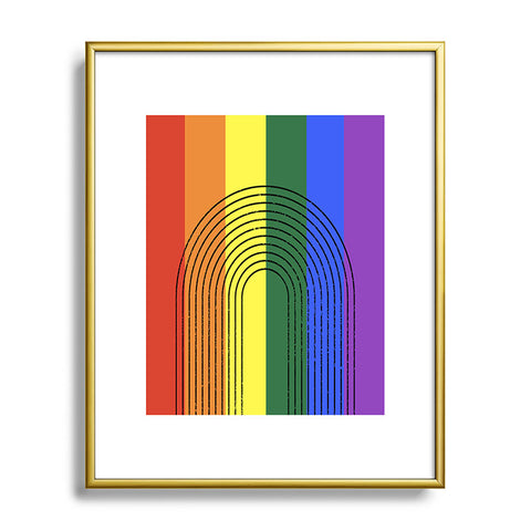Sheila Wenzel-Ganny Rainbow Love Metal Framed Art Print