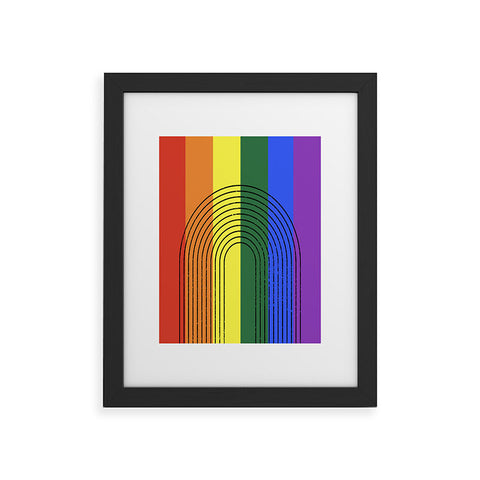 Sheila Wenzel-Ganny Rainbow Love Framed Art Print