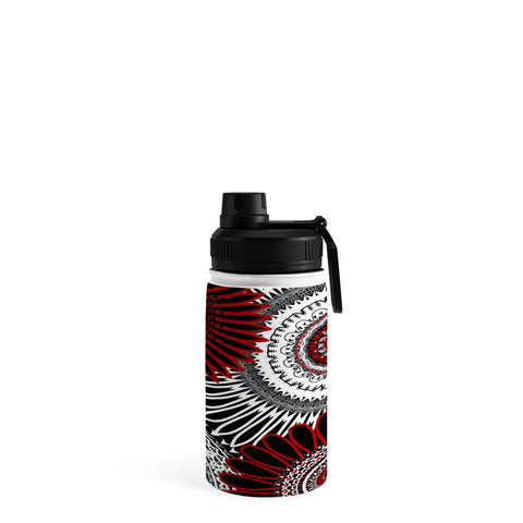 Sheila Wenzel-Ganny Red Mandala Love Water Bottle