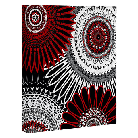 Sheila Wenzel-Ganny Red Mandala Love Art Canvas