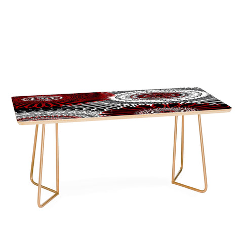 Sheila Wenzel-Ganny Red Mandala Love Coffee Table