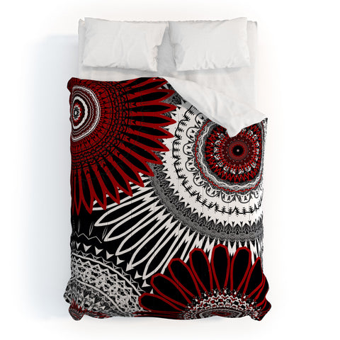 Sheila Wenzel-Ganny Red Mandala Love Comforter