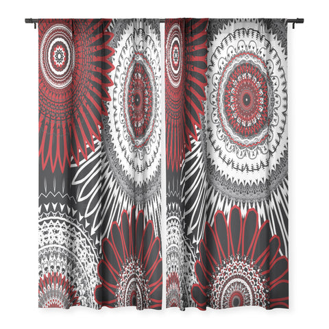 Sheila Wenzel-Ganny Red Mandala Love Sheer Non Repeat