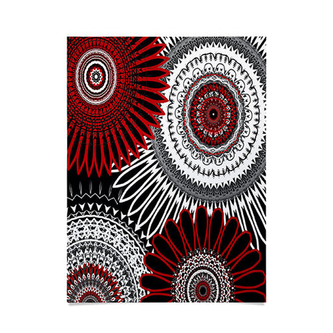 Sheila Wenzel-Ganny Red Mandala Love Poster