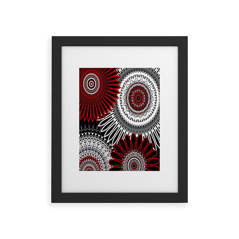 Sheila Wenzel-Ganny Red Mandala Love Framed Art Print