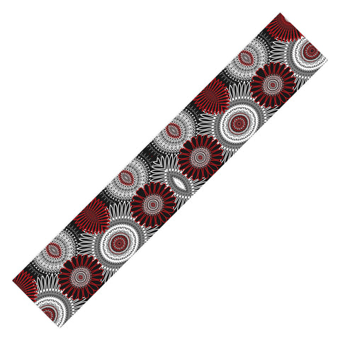 Sheila Wenzel-Ganny Red Mandala Love Table Runner