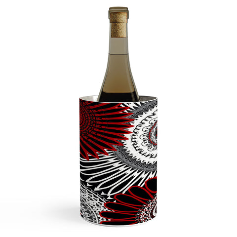 Sheila Wenzel-Ganny Red Mandala Love Wine Chiller