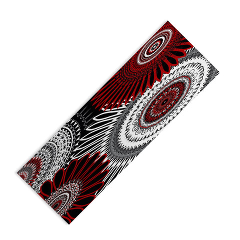 Sheila Wenzel-Ganny Red Mandala Love Yoga Mat