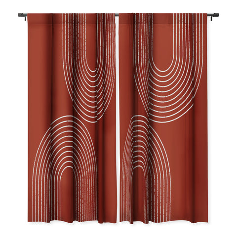 Sheila Wenzel-Ganny Red Minimalist Blackout Non Repeat