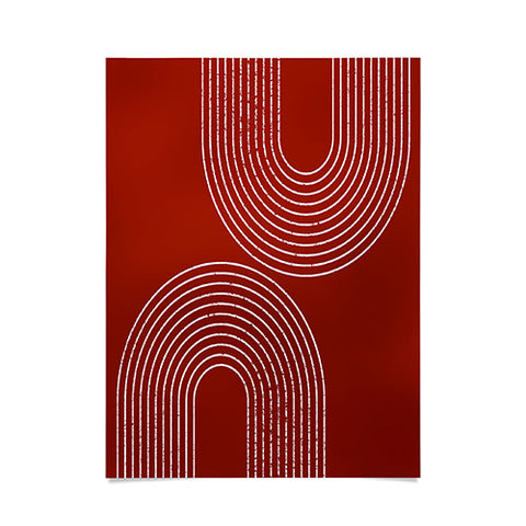 Sheila Wenzel-Ganny Red Minimalist Poster