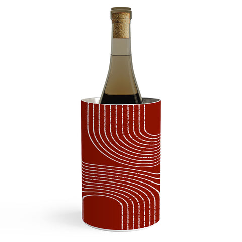 Sheila Wenzel-Ganny Red Minimalist Wine Chiller