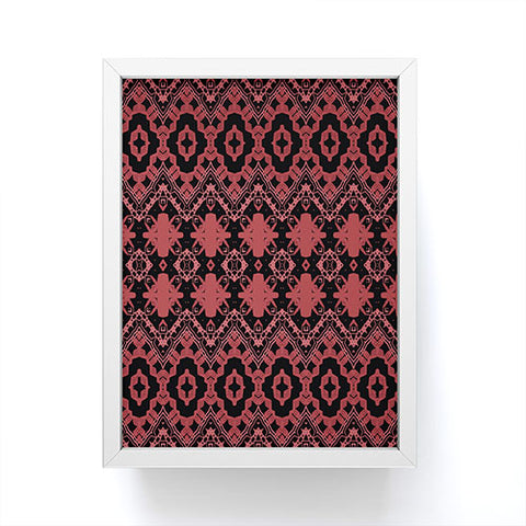 Sheila Wenzel-Ganny Red Tribal Framed Mini Art Print