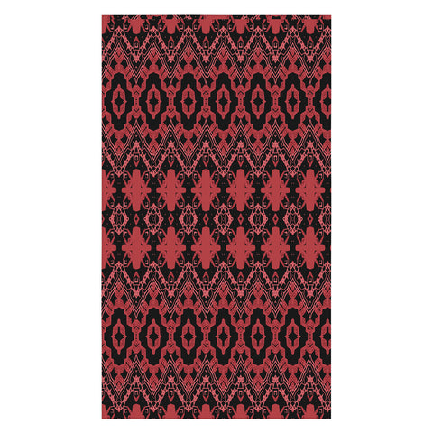 Sheila Wenzel-Ganny Red Tribal Tablecloth