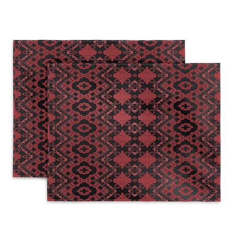 Sheila Wenzel-Ganny Red Tribal Placemat