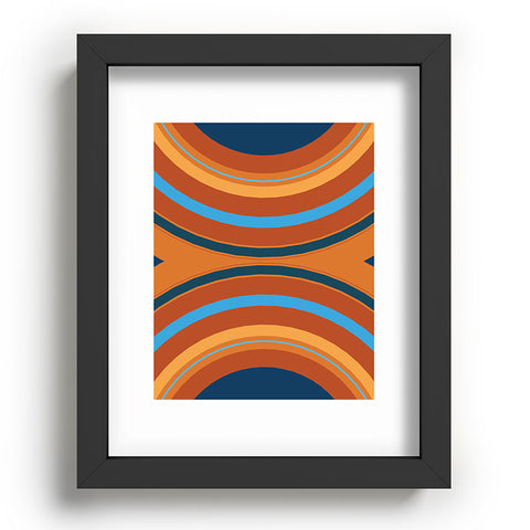 Sheila Wenzel-Ganny Retro Double Rainbow Recessed Framing Rectangle