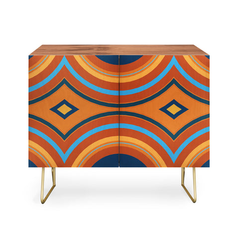 Sheila Wenzel-Ganny Retro Double Rainbow Credenza