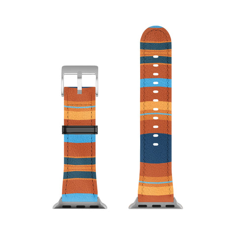 Sheila Wenzel-Ganny Retro Double Rainbow Apple Watch Band
