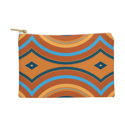 Sheila Wenzel-Ganny Retro Double Rainbow Pouch