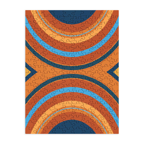 Sheila Wenzel-Ganny Retro Double Rainbow Puzzle