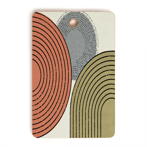 Sheila Wenzel-Ganny Retro Minimalist Cutting Board Rectangle