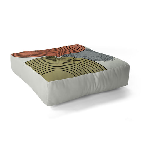 Sheila Wenzel-Ganny Retro Minimalist Floor Pillow Square