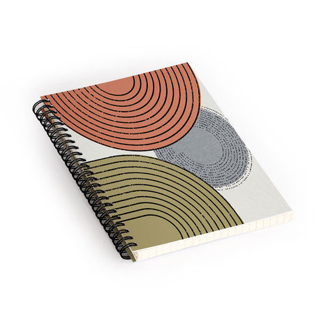 Sheila Wenzel-Ganny Retro Minimalist Spiral Notebook