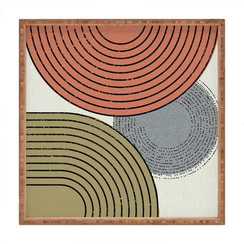 Sheila Wenzel-Ganny Retro Minimalist Square Tray