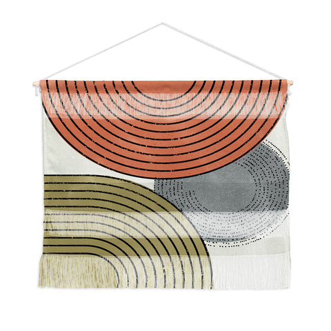 Sheila Wenzel-Ganny Retro Minimalist Wall Hanging Landscape