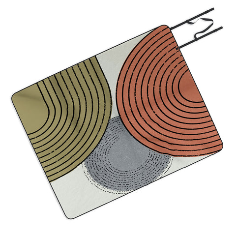 Sheila Wenzel-Ganny Retro Minimalist Picnic Blanket