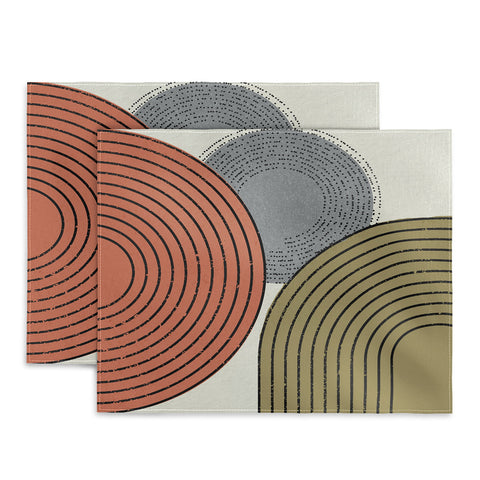 Sheila Wenzel-Ganny Retro Minimalist Placemat