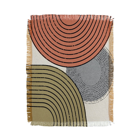 Sheila Wenzel-Ganny Retro Minimalist Throw Blanket