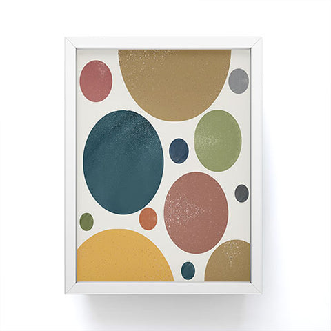 Sheila Wenzel-Ganny Retro Polka Dots Framed Mini Art Print