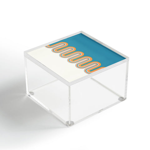 Sheila Wenzel-Ganny Retro Rainbow Wave Acrylic Box